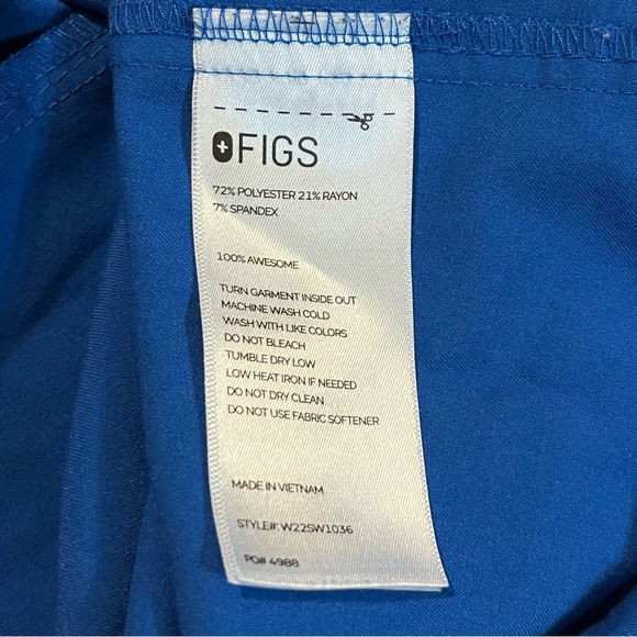 FIGS Technical Collection Sets - 2 Joggers & 2 Tops | Blue Medium - Picture 4 of 14
